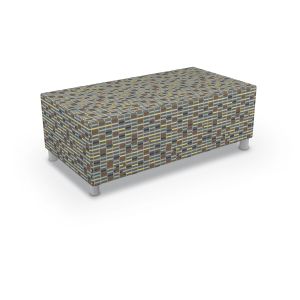 MooreCo Cocoon Media Space Straight Bench, 18"H x 26"W x 30"D