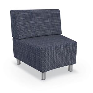 MooreCo Morris Kids 22.5º Inside Wedge Chair – Armless, 29"H x 26.8"W x 24.5"D