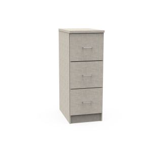 REplay® Modular Base Cabinet Unit with 3 File Drawers, and Adjustable Levelers - 18.75"W x 23"D x 42"H