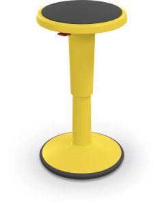 MooreCo Hierarchy Height Adjustable Grow Stool- Tall Stool - Yellow