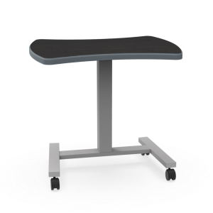 Elevate Weston 24"D x 32"L Height Adjustable Mobile Sit-Stand Student Desk with 3mm Edge, 28"- 41" H
