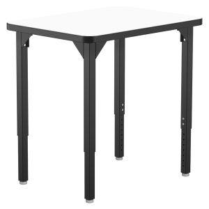 NPS® Heavy-Duty Activity Table / Student Desk, 22" x 30" Rectangle, Whiteboard Top
