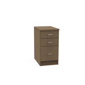 REplay® Modular Base Cabinet Unit with 1 File Drawer, 1 Standard Drawer (6.13"), 1 Single Drawer, and Adjustable Levelers - 18.75"W x 23"D x 30"H