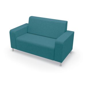 MooreCo Phoeby Indoor Loveseat, Both Arms, Legs