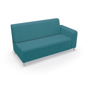 MooreCo Phoeby Indoor Sofa, Left Arm, Legs