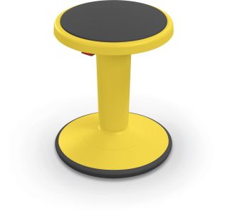 MooreCo Hierarchy Height Adjustable Grow Stool- Short Stool - Yellow