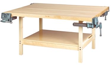 Diversified Spaces 4 Station Workbench with 4 Vises