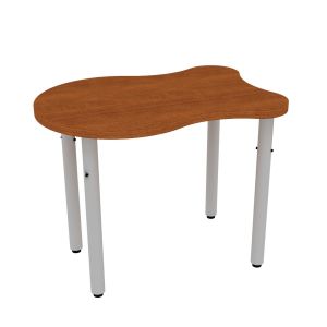 ELO® Adapt XL 22.5"D x 33"L Student Desk with 3mm Edge HPL Top and 2" Pin Adjustable Straight Round Legs