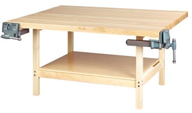 Diversified Spaces 4 Station Workbench with 2 Vises