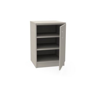 REplay® Modular Base Cabinet Unit with Right Hinged Single Door, 2 Adjustable Shelves, and Adjustable Levelers - 18"W x 23"D x 35.5"H