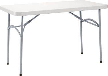 National Public Seating 24" x 48" Heavy Duty Folding Table, Speckled Gray - Model BT2448