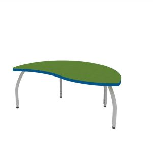 ELO® Reef XL 34"D x 54"L Table with 3mm Edge HPL Top and 1.25" Junior Adjustable Square Legs