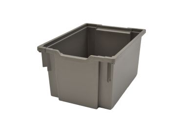 6 Pack Gratnells Storage Tray - F25 Extra Deep - Silver