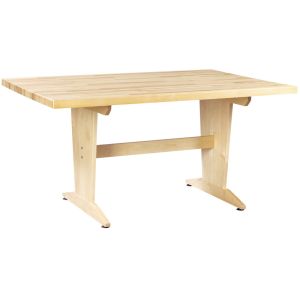 Diversified Spaces Plain Art/Planning Table - Solid Maple with Butcher Block Top - 42" x 60" x 30"
