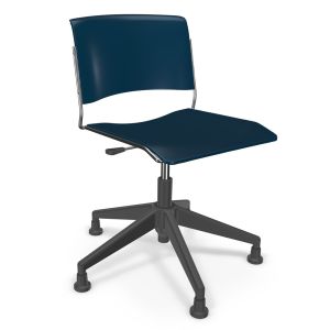 MooreCo Akt 5-Star Chair with Glides - Endless Sea, 29"- 34" H x 27.5" W x 27.5" D