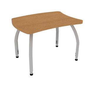 ELO® Loyal 22"D x 30"L Student Desk with 3mm Edge HPL Top and 1.25" Junior Adjustable Square Legs