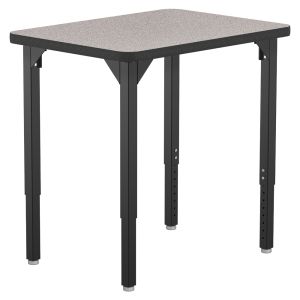 NPS® Heavy-Duty Activity Table / Student Desk, 22" x 30" Rectangle, Custom Laminate Top, MDF Core, ProtectEdge