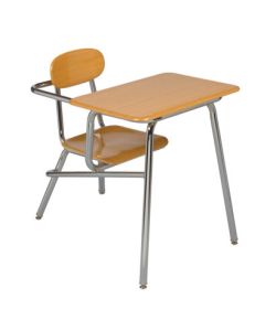USACapitol Legacy 15.5” H Hard Plastic Combination Desk - 18" D x 24" W