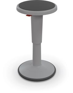 MooreCo Hierarchy Height Adjustable Grow Stool- Tall Stool - Grey