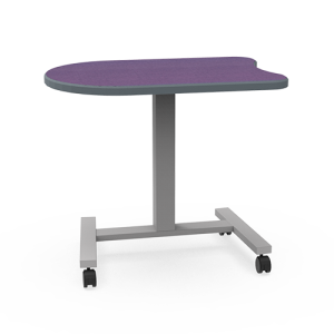 Elevate Hurley 21.5"D x 33"L Height Adjustable Mobile Sit-Stand Student Desk with 3mm Edge, 28"- 41" H