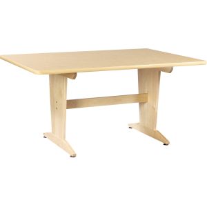 Diversified Spaces Plain Art/Planning Table - Solid Maple with Natural Maple Laminate Top - 42" x 60" x 30"
