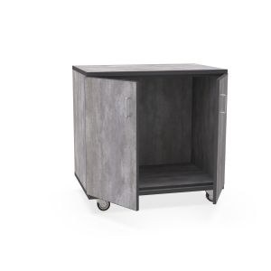 REplay® Mobile Base Cabinet Unit with Double Doors, Empty Interior, and Casters - 30"W x 23"D x 35.5"H