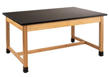 NPS® Wood Science Lab Table, 42"x72"x36", Trespa Top