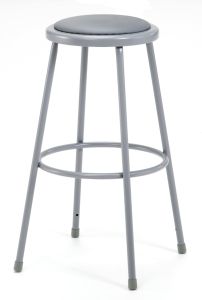 3 PACK NPS Vinyl Padded Lab Stool - 30" Height
