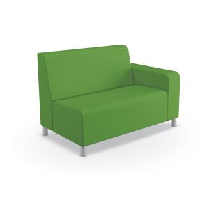 MooreCo Phoeby Outdoor Loveseat, Left Arm