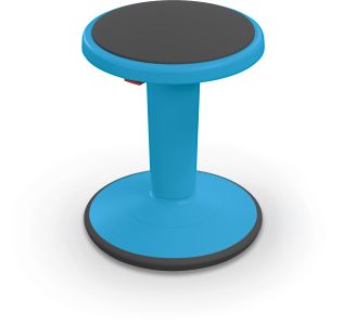 MooreCo Hierarchy Height Adjustable Grow Stool- Short Stool - Blue