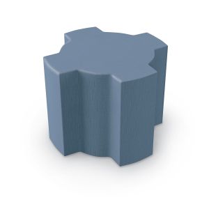 MooreCo Tinker All Foam Ottoman, Small Wheel