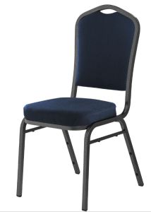 2 PACK National Public Seating 9300 Series Midnight Blue Stack Chair