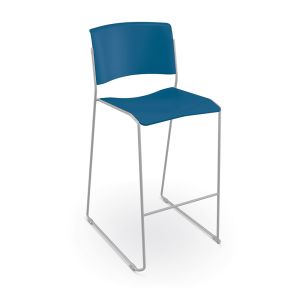 MooreCo Akt Stacking Stool - Endless Sea, 42.6" H x 20.4" W x 24" D