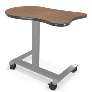 MooreCo Hierarchy Grow & Roll Desk – Large Fender by MooreCo, 26.5" – 42.3"H x 36"W x 24"D