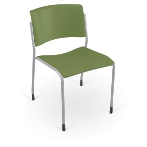 MooreCo Akt 4-Leg Chair with Glides - Moss, 30" H x 20" W x 22.5" D
