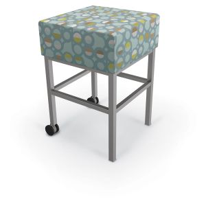 MooreCo Morris Mobile Bar Height Stool, 30"H x 20"W x 20"D