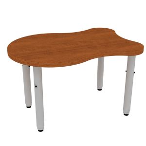 ELO® Adapt XL 22.5"D x 33"L Student Desk with 3mm Edge HPL Top and 2" Universal Junior Pin Adjustable Straight Round Legs