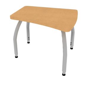 ELO® Arcadia 26"D x 28.5"L Student Desk with 3mm Edge HPL Top and 1.25" Junior Adjustable Square Legs