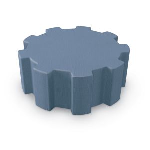 MooreCo Tinker All Foam Ottoman, Large Wheel