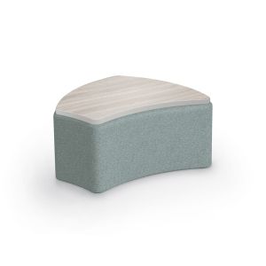 MooreCo Morris Shapes Bench – Table Top, 16"H x 29"W x 28.5"D