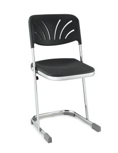 Stacking Elephant Z-Stool with Blow Molded Seat & Backrest - 18" Seat Height