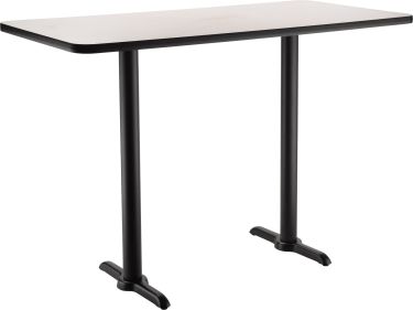 USA Custom Series Commercial Restaurant Table - Bar Height - 30" W x 42" L