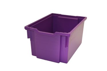 6 Pack Gratnells Storage Tray - F25 Extra Deep - Purple