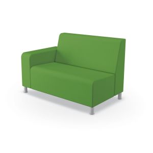 MooreCo Phoeby Outdoor Loveseat, Right Arm