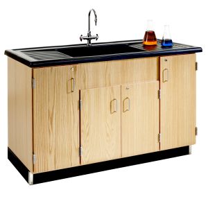 Diversified Spaces Clean Up Sink Station - Oak Wood