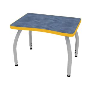 ELO® Plymouth II 20"D x 28.5"L Student Desk with 3mm Edge HPL Top and 1.25" Junior Adjustable Square Legs
