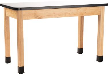 NPS® Wood Science Lab Table, 24"x60"x30", Whiteboard Top