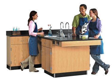 Diversified Spaces Perimeter Workstation, Door & Drawer Unit - Epoxy Top
