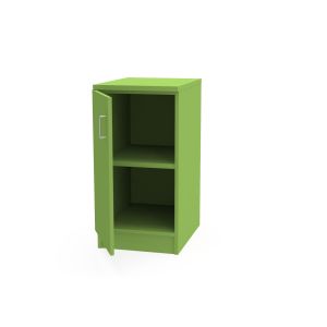 REplay® Modular Base Cabinet Unit with Left Hinged Single Door, Adjustable Shelf, and Adjustable Levelers - 18"W x 23"D x 35.5"H