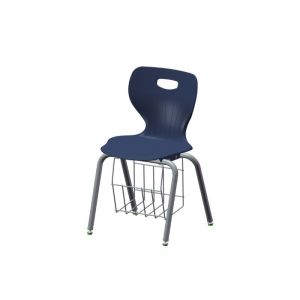 USACapitol Euroflex 18” Chair with Book Basket and Casters